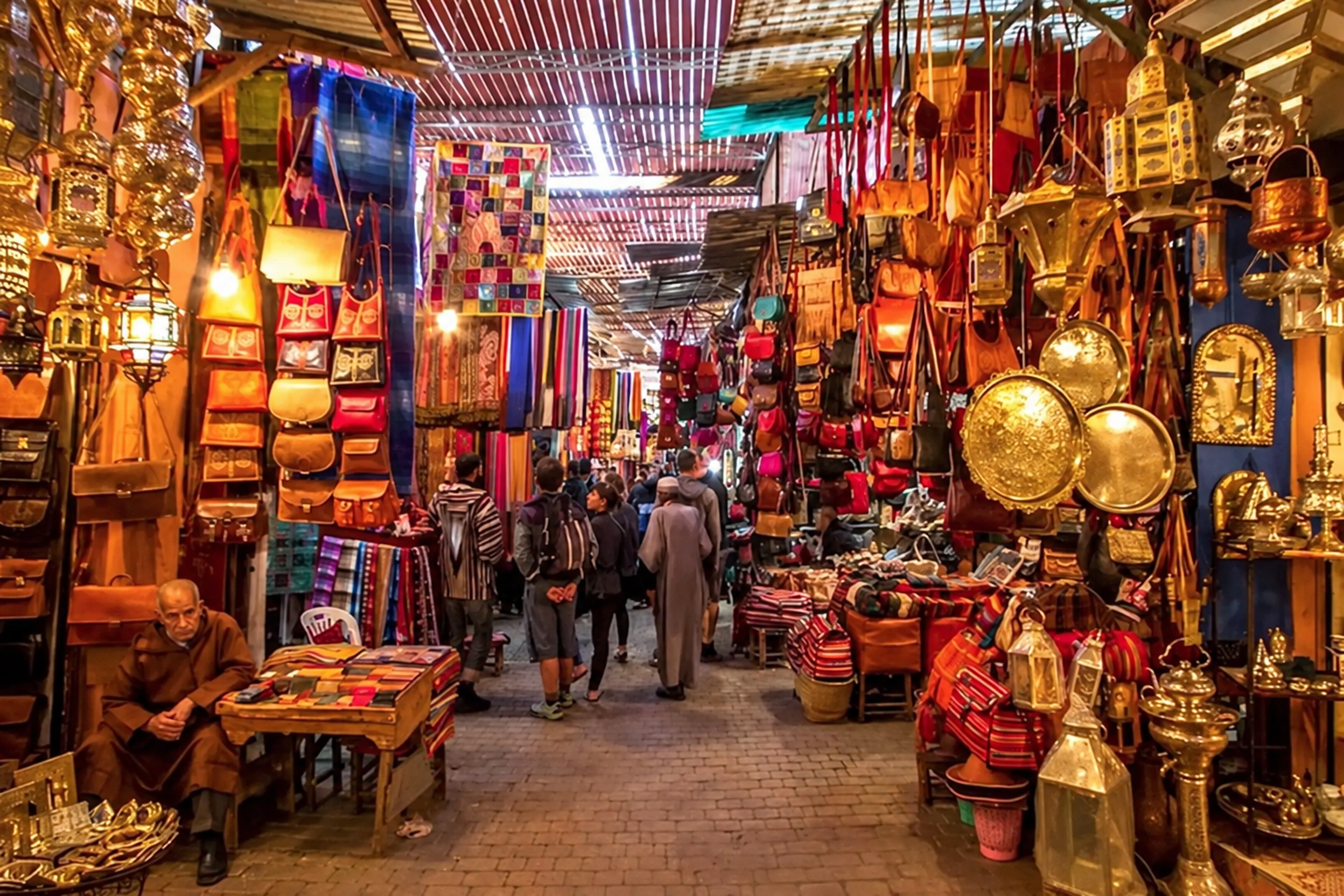 Souk El Had market in Agadir