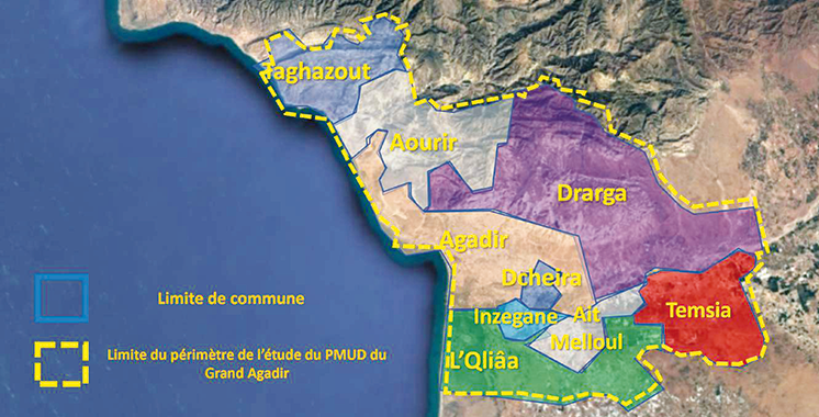 Greater Agadir urban expansion study