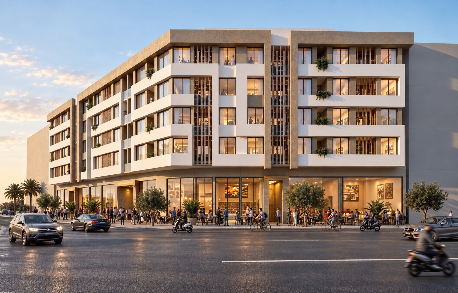 Apartment terrace overlooking Agadir